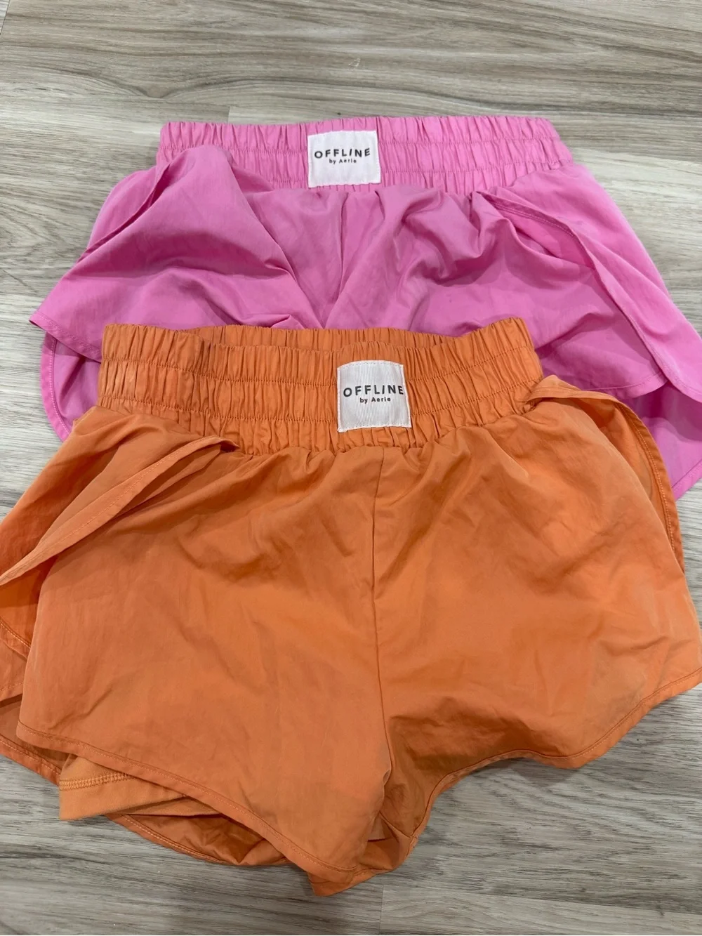 Offline Aerie Orange and Pink Lightweight Women's Shorts